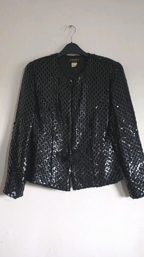 Vintage 1980s black - 1980s, sequinned