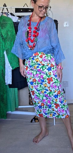 White multicolour floral print - multicolour,