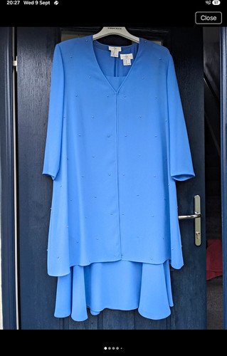 Simon ellis blue 2pc - blue, dress