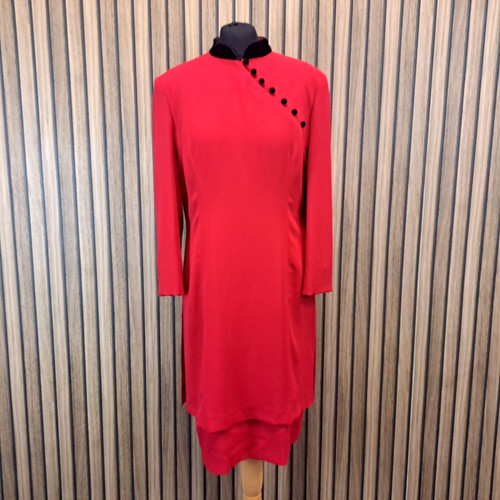 Simon ellis dress red - ellis,